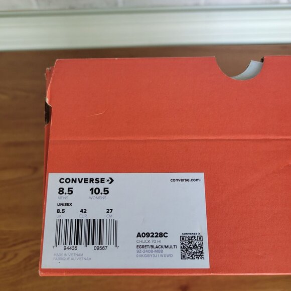 ❤️Converse Upcycle Chuck 70 Hi Crochet Blankets Sz 8.5 Men Premium Shoes A09228C - Picture 9 of 12